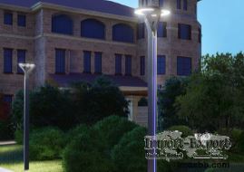 60W Outdoor Led Parking Lot Lights AC220V Waterproof 140LM/W