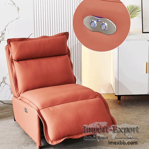 New Single Seat Armrestless Fabric Sofa Modern Minimalist Electric Chair
