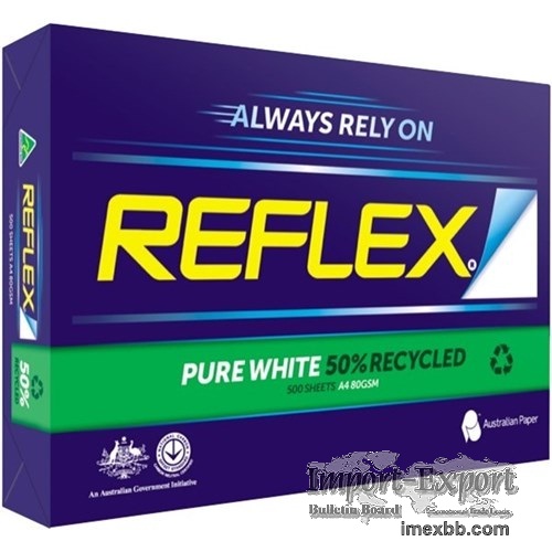 Reflex office paper A4 80 gsm high quality