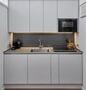 Modern Style Matt Finish Melamine Kitchen Cabinet For Apartment