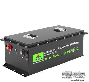Rechargeable LiFePo4 Golf Cart Battery 38.4V 56Ah 105Ah 160Ah Lithium Golf 