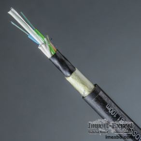 Kevlar Aramid Yarn Strengthen 2F ADSS Fiber Optic Overhead Cable G652D