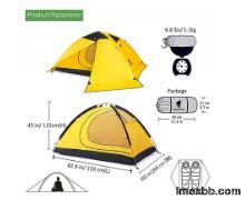 200 X 150mm 2 People Outdoor Camping Tent Double Layer 4 Season Mountaineer