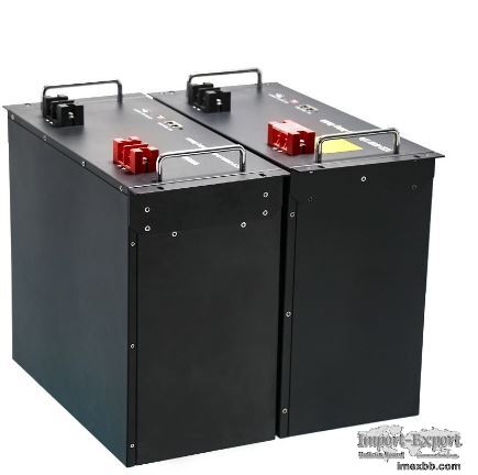 Telecommunication 51.2V 100Ah LiFePO4 Battery Pack RS232 RS485 Port