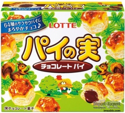 Lotte pie fruit chocolate 73g