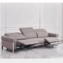 New Leather Art Functional Sofa Metal Frame Modern Minimalist Usb Leather 