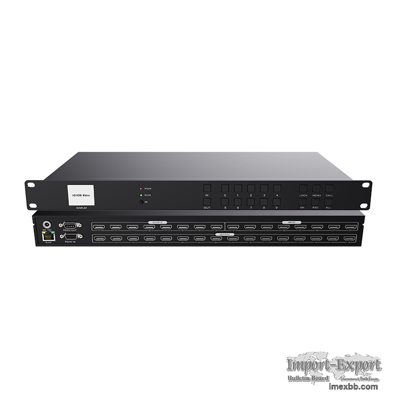 HDMI high-definition digital matrix 8in 24out video conference monitoring 