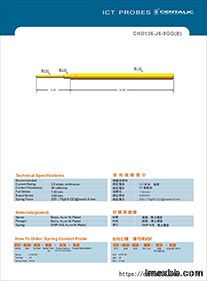 Wire Harness Probe Pogo Pin CHD136 for the Tests of Automotive Industry