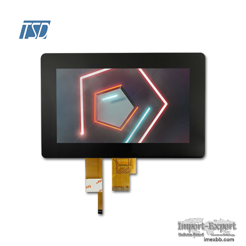 800*480 resolution 7 inch gps lcd screen display with resistive touch panel