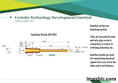 Interface Probe Straight Brass Pin IFP-002 for Transmitting Electrical Sign