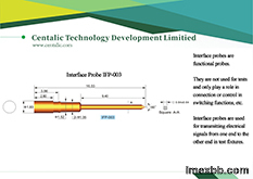 Interface Probe Straight Metal Pin IFP-003 for Transmitting Electrical Sign