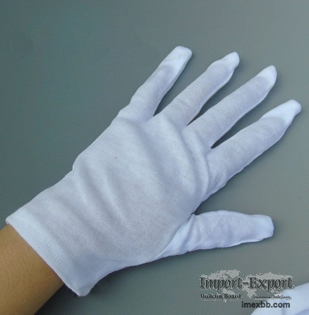 Interlock Glove Cotton White Glove Cotton Inspection Glove