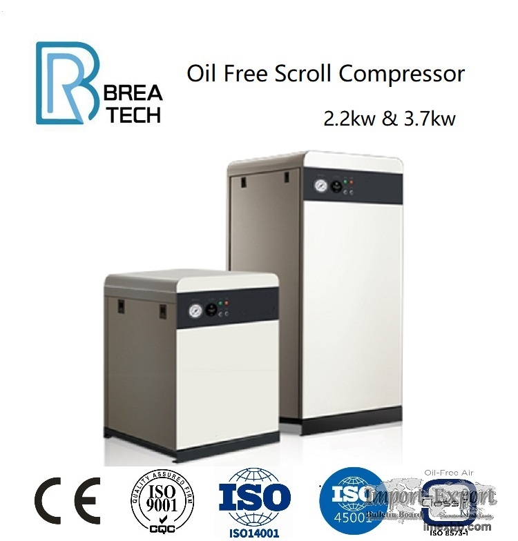 Oil-free scroll compressor