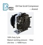 Oil-free scroll compressor airend