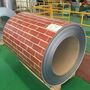 Brick Grain Prepainted Galvanized Steel Roll 600mm Color Coated Coil