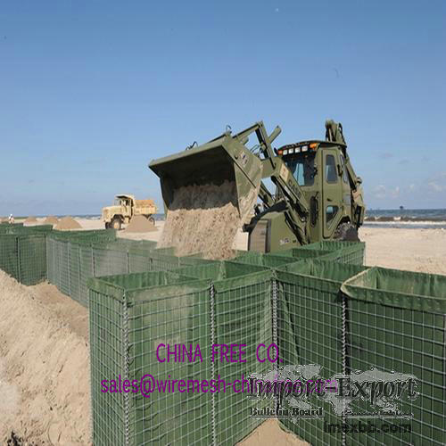 hesco wire mesh, hesco barrier, defence barrier