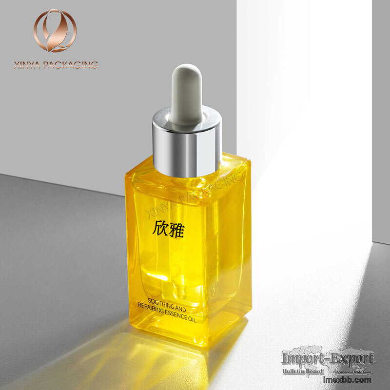 30ml clear glass dropper bottle skincare cosmetic packaging makeup