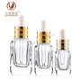 20-30-40ML clear matte glass dropper bottle skincare cosmetic packaging