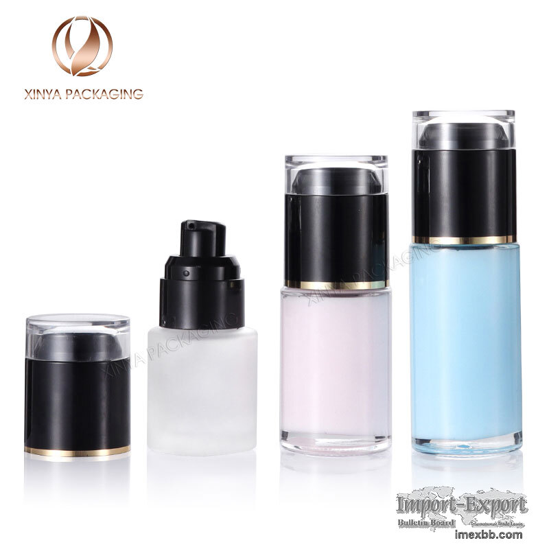 20-30-40ML pump lotion glass bottle skincare cosmetic packaging