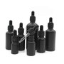 black essential oil bottle serum dropper bottle skincare cosmetic packaging