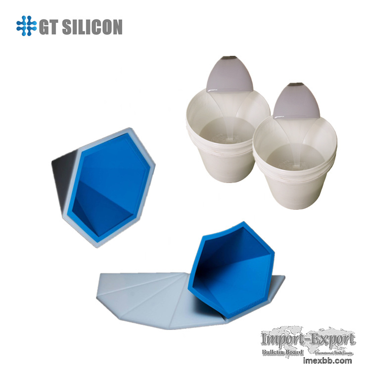 Two PartTin cured Silicone Rubber Make Candle Mold