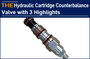 AAK Hydraulic Cartridge Counterbalance Valve with 3 Highlights