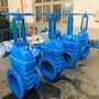 DN400 Big Size BS DIN OS&Y Rubber Seat Rising Stem Gate Valve