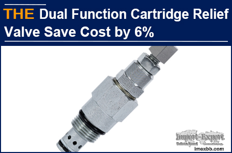 Dual Function AAK Hydraulic Cartridge Relief Valve, helped Heller Save Cost