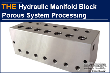 AAK Hydraulic Manifold Block Porous system Processing