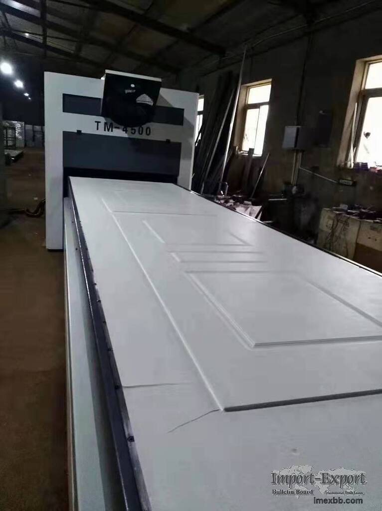 Automatic PVC vacuum press membrane laminating machine for PVC door product