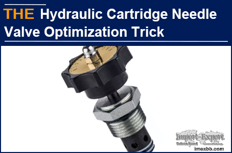 AAK Hydraulic Cartridge Needle Valve Optimization Trick