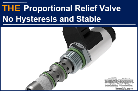 Hydraulic Pilot Operated Proportional Relief Valve No Hysteresis and Stable