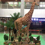 Artificial Animatronic Animal Giraffe Model