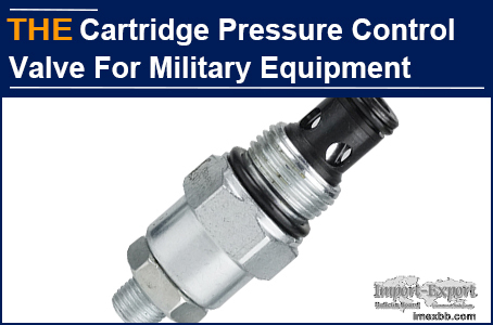 AAK Hydraulic Cartridge Pressure Control Valve For Military Equipment