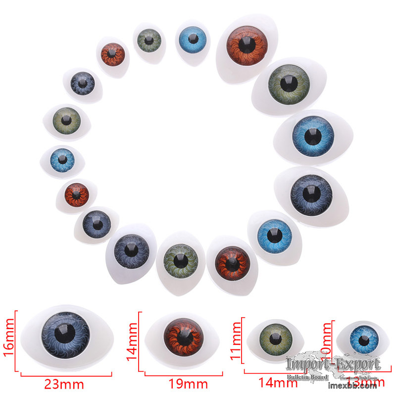 Acrylic Oval doll eyes