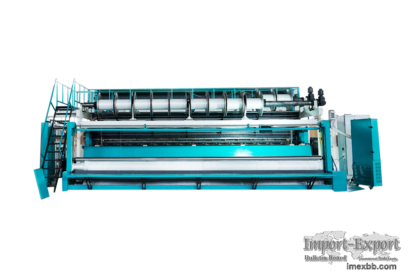 GEOGRID WARP KNITTING MACHINE