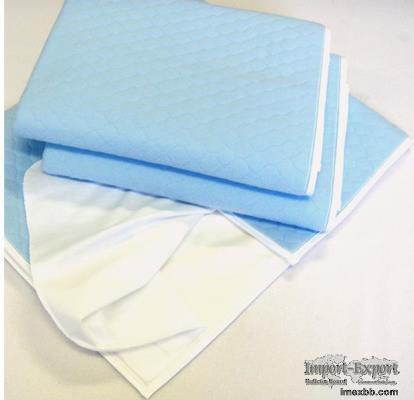 Waterproof Reusable Incontinence Bed Pads with Wings (Washable UnderPads)