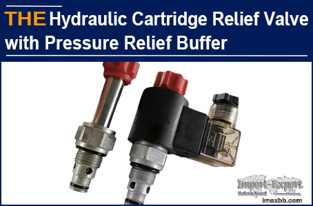 AAK Hydraulic Cartridge Relief Valve with Pressure Relief Buffer