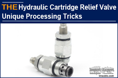 AAK Hydraulic Cartridge Relief Valve used 3 tricks to cure system fever