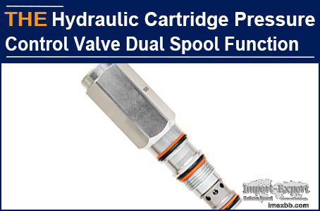 AAK Hydraulic Cartridge Pressure Control Valve Dual Spool Function