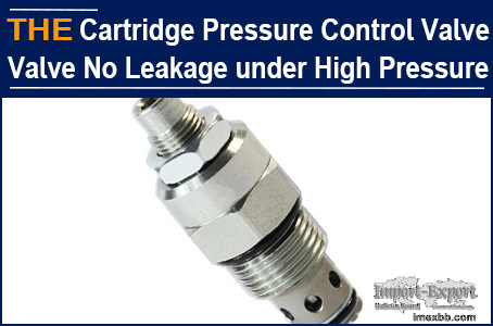 Hydraulic Cartridge Pressure Control Valve Zero leakage under High Pressure