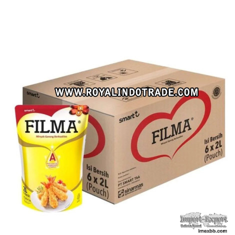 FILMA 2 Liter Cooking Oil - 1 Carton  Origin Indonesia  Popular Cheap Hal