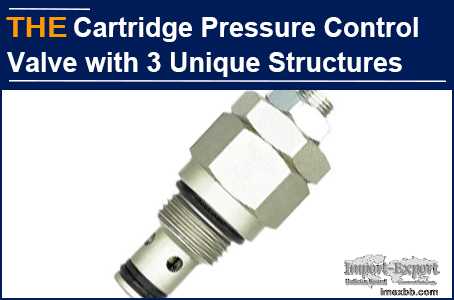 AAK Hydraulic Cartridge Pressure Control Valve with 3 Unique Structures