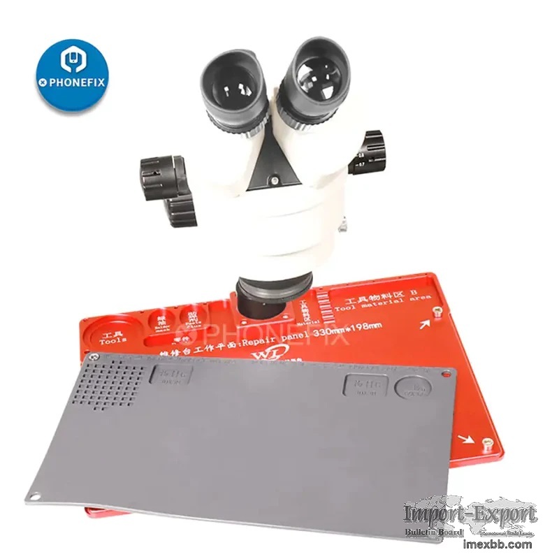 WL Aluminum Alloy Pad Microscope Base 330x198mm Maintenance 