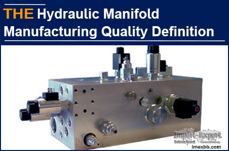 AAK Hydraulic Manifold Manufacturing Quality Definition