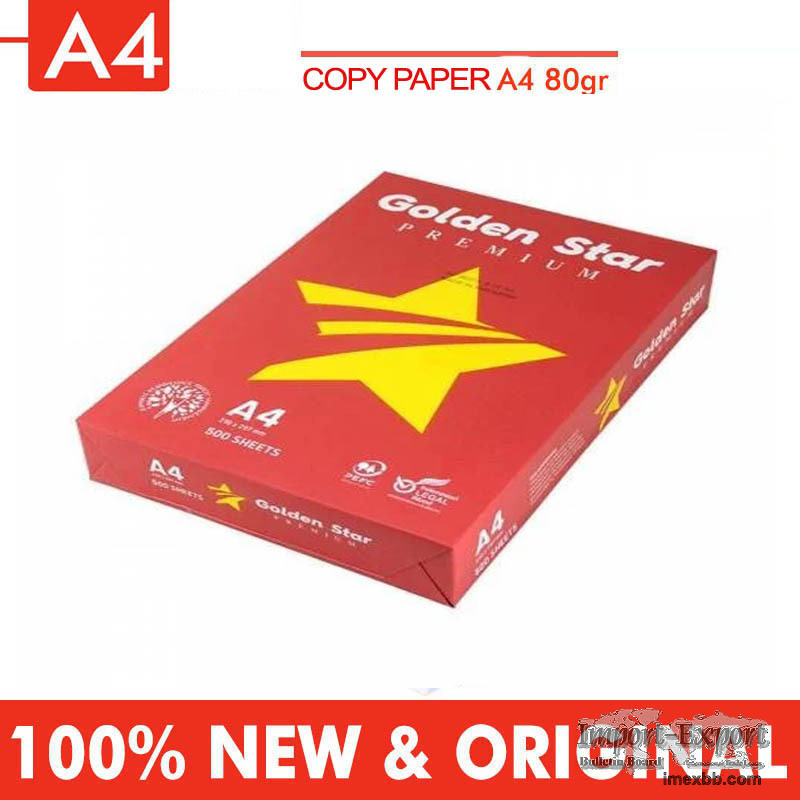 Golden star copy paper A4 80 gsm