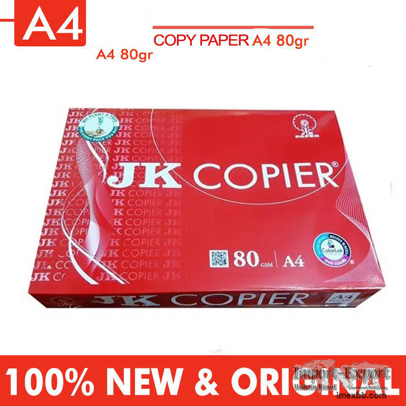 JK copier A4 80 gsm copy paper wholesale