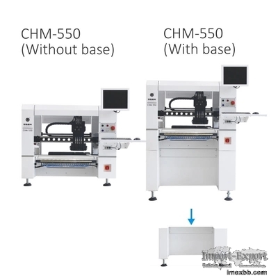 CHM-550 High Precision 4 Heads SMT PCB Component Mounting Machine With Tabl