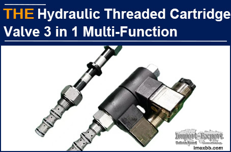 AAK Hydraulic Threaded Cartridge Valve 3 in 1 Multi-Function