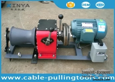 Small Portable Electric Cable Winch Puller Machine 1T